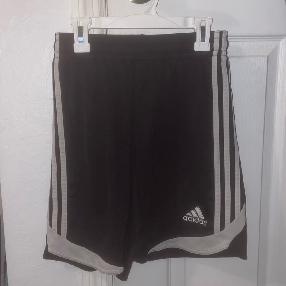 Black adidas shorts